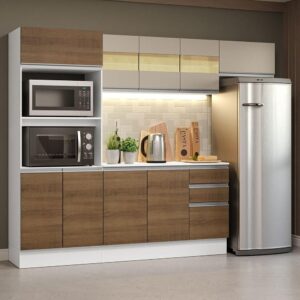 Armário Cozinha Completa 250cm MDF Madesa