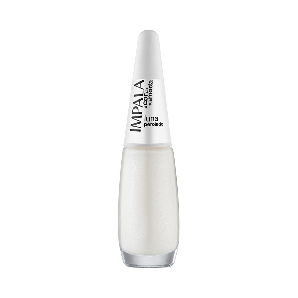 Esmalte Impala Luna Cremoso Perolado - Brilho e Durabilidade 1 ESMALTE IMPALA A COR DA MODA PEROLADO LUNA CREMOSO