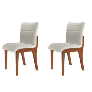 Conjunto com 2 Cadeiras para Mesa de Jantar Bella Mobillare