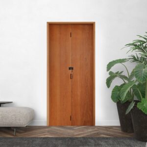 Porta Camarão Imbuia 210cm Fechado Esquerdo