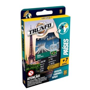 Jogo de Cartas Super Trunfo Países - Grow