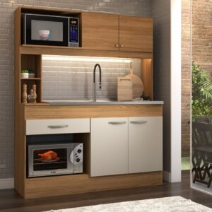 Cozinha Compacta São Paulo 4 Portas 1 Gaveta