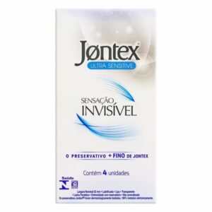 Preservativo Jontex Sensação Invisível - Ultra Fino
