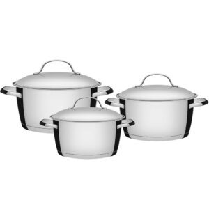 Jogo de Panelas Tramontina Allegra Inox 3 Peças