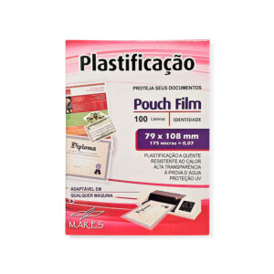 Plastificadora Mares Identidade 79x108 - 100 Folhas