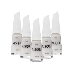 Kit Esmalte Risqué Natural Renda (5 unidades)