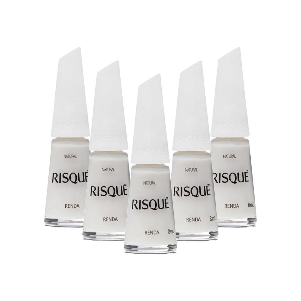 Kit Esmalte Risqué Natural Renda - 5 Unidades 1 Kit Esmalte Risqué Natural Renda (5 unidades)