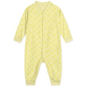 Macacão Bebê Manga Longa Unissex Amarelo