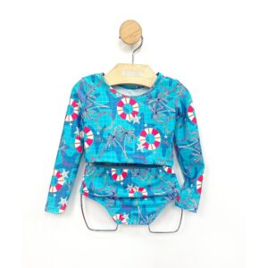 Biquini Infantil Proteção UV Coqueiros