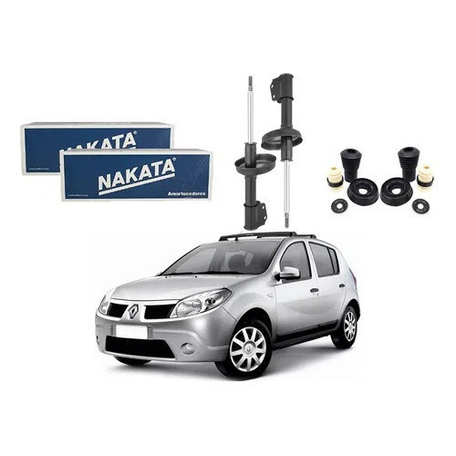 Kit Amortecedores Renault Sandero Logan 1 Kit Amortecedores Renault Sandero Logan