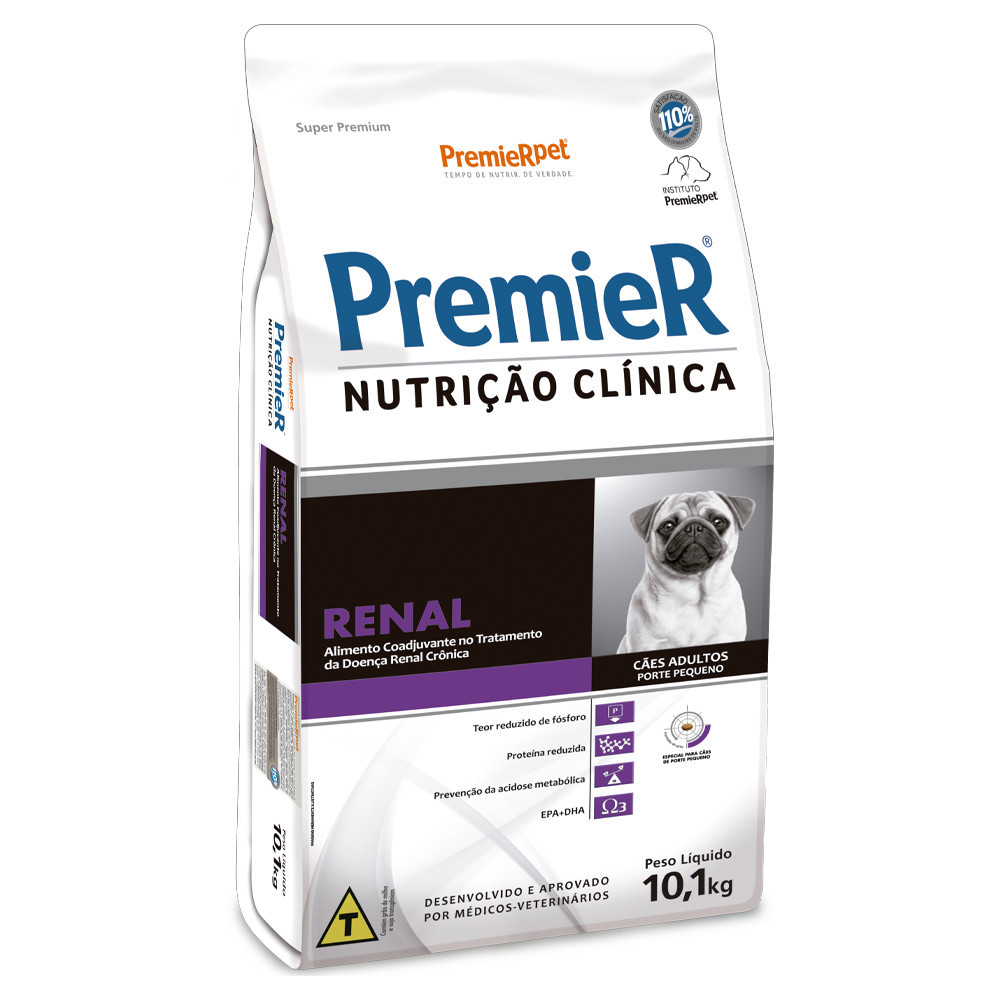 Ra??o Premier Renal C?es Adultos Porte Pequeno 10,1kg 1 Ração Premier Renal Cães Adultos Porte Pequeno 10,1kg