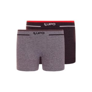 Kit com 2 Cuecas Infantil Boxer Lupinho 137-010