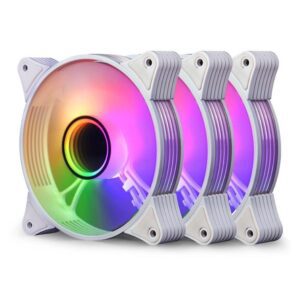 Ventoinhas Aigo AR12 Pro 3x120mm ARGB Branco