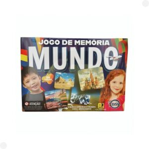 Jogo de Memória Conheça o Mundo - Toia Brinquedos