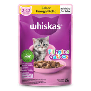 Sachê Whiskas Filhote Frango 85g
