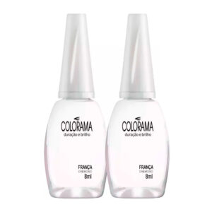 Kit 2 Esmalte Colorama Cor França 8ml
