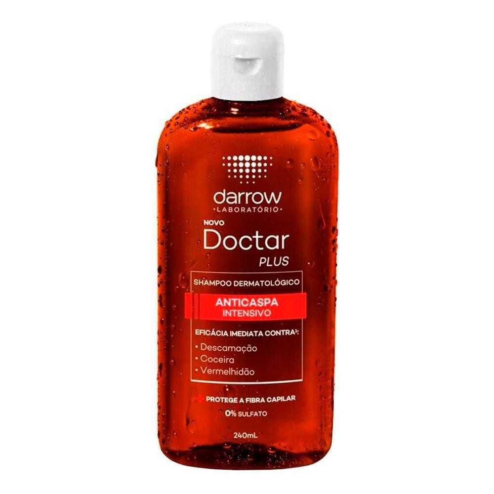 Shampoo Anticaspa Doctar Plus 240ml 1 DOCTAR PLUS SHAMPOO DERMATOLÓGICO ANTICASPA INTENSIVO COM 240ML