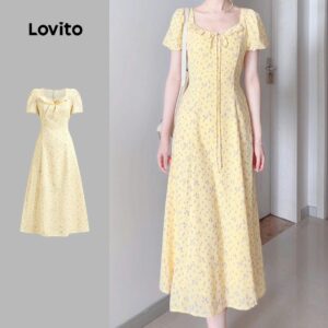 Vestido Floral Casual Linha Estruturada