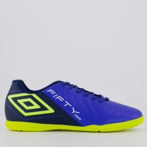 Chuteira Futsal Umbro Fifyt VI Azul e Verde
