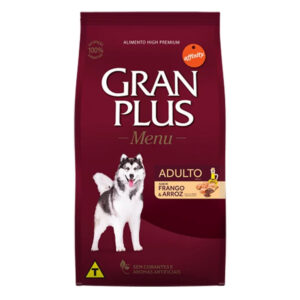 Ração Gran Plus Menu Cães Adultos Frango e Arroz 15kg