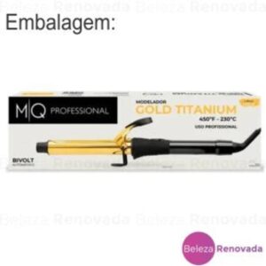 Modelador Cachos Titanium Mq Professional Gold Bivolt