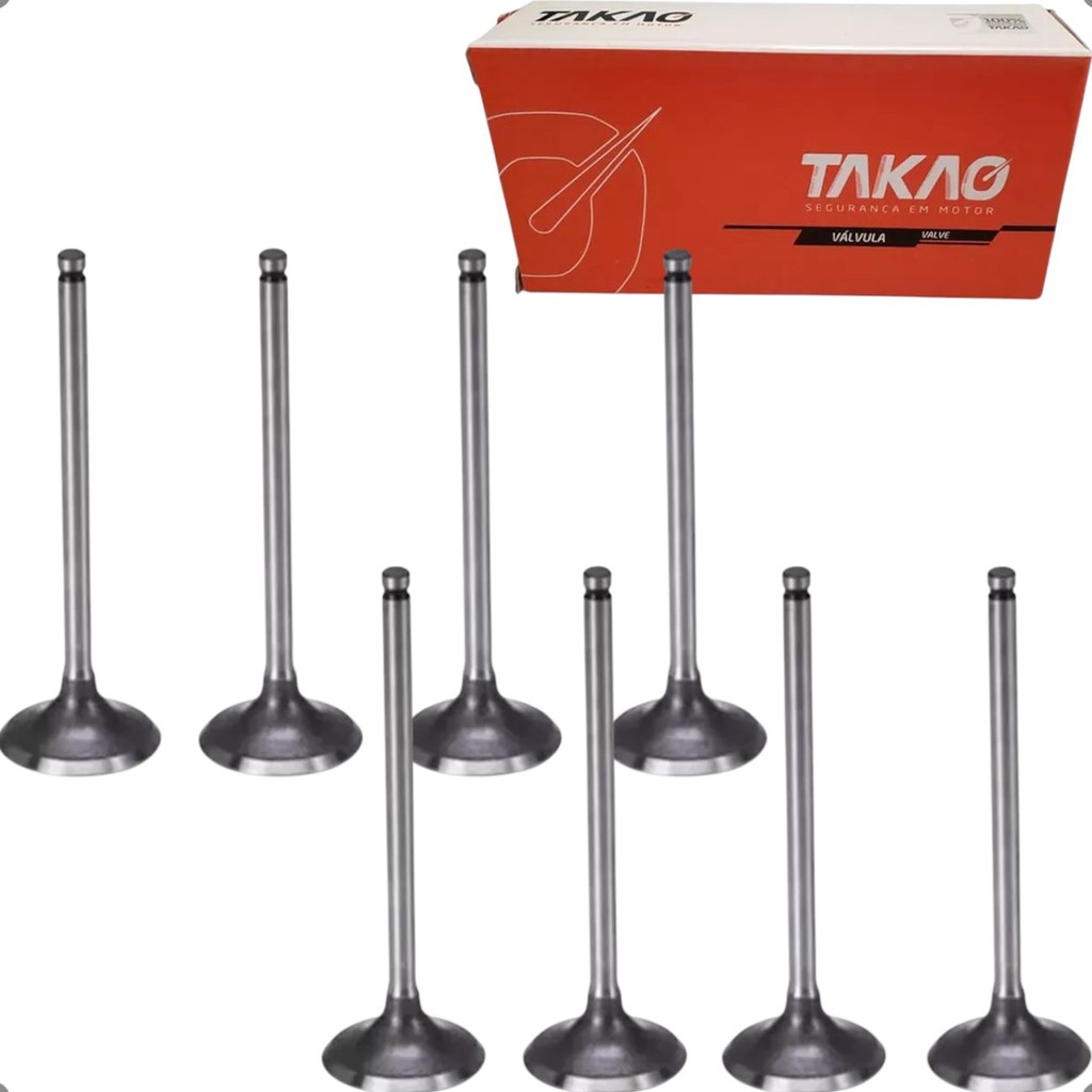 Kit V?lvulas Admiss?o Escape 7mm GM 1 Kit Valvula De Admissão e Escape 7mm Corsa Meriva Montana Doblo Palio Siena Stilo 1.8 8v 2003 a 2009