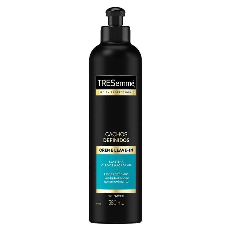 Cachos Definidos TRESemm? Leave-in 380ml 1 Creme Leave-in Tresemmé Cachos Definidos 380ml