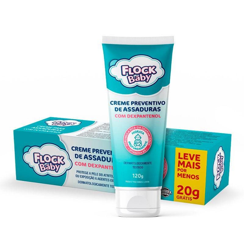 Creme para Assaduras Dexpantenol Flock Baby 1 Creme para Assaduras Dexpantenol Flock Baby
