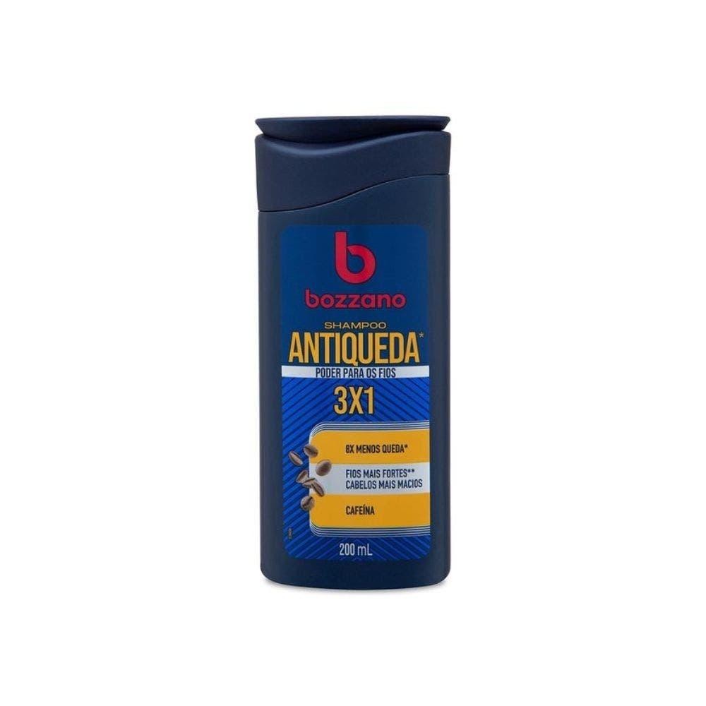 Shampoo Antiqueda 3x1 Cafe?na Bozzano 200ml 1 Shampoo Antiqueda 3x1 Cafeína Bozzano 200ml