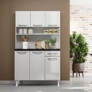 Armário Cozinha Aço Topázio Smart Branco