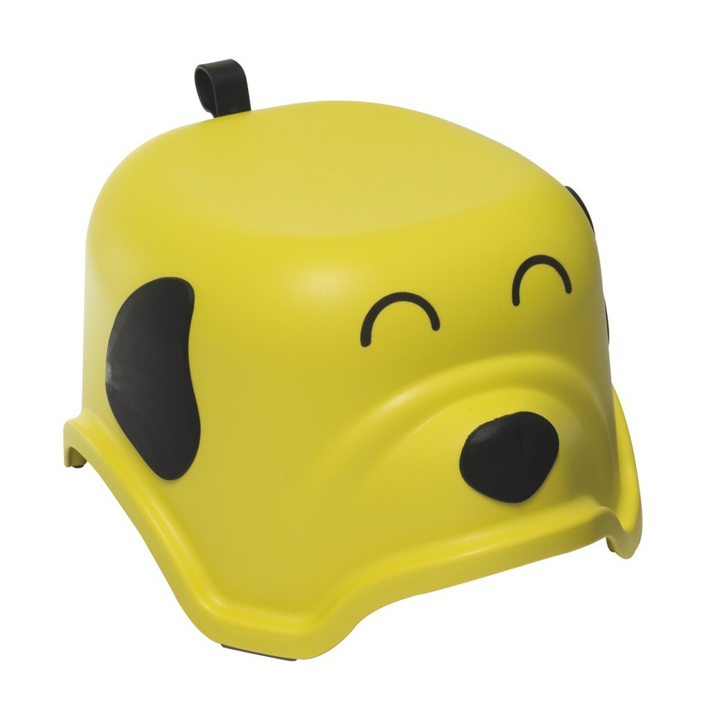 Banquinho Infantil Cachorrinho Amarelo - Kababy 1 Banquinho Interativo Infantil 1 Degrau Cachorrinho Amarelo Kababy