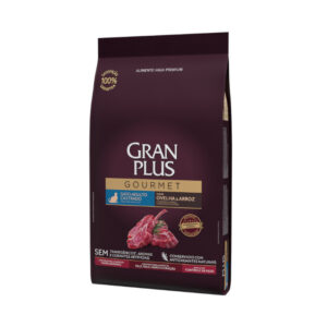 Ração GranPlus Gourmet Gatos Adultos Castrados Ovelha e Arroz 1,0kg