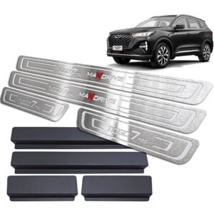 Soleira Tiggo 7 Pro Max - Aço Inox Proteção