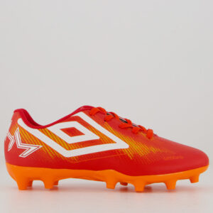 Chuteira Umbro Heatmap Campo Juvenil Vermelha