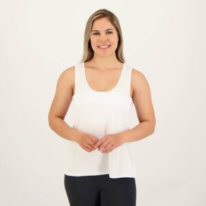 Regata Dryfit Feminina Branca - Treino