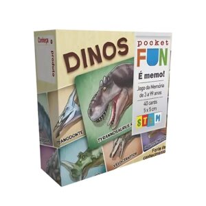 Jogo de Memória Dinos - Nomes Científicos