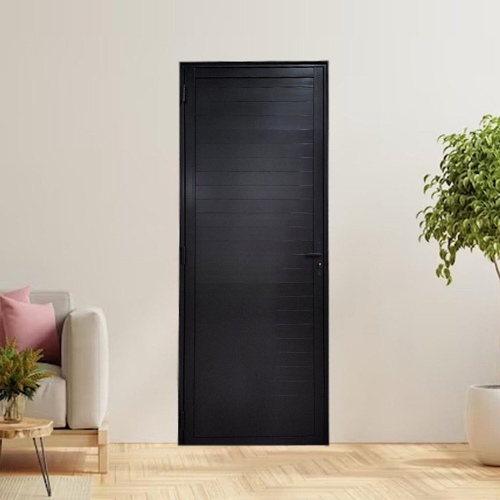Porta Lambril Alum?nio Abertura Direita 210x80 1 Porta Lambril Alumínio Abertura Direita 210x80