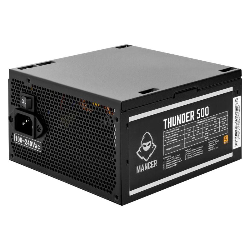 Fonte ATX 500W Mancer 80 Plus Bronze 1 Fonte ATX 500W Mancer 80 Plus Bronze