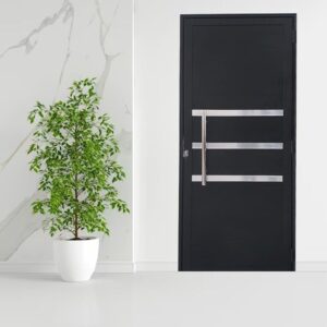 Porta Lambril Alumínio 210x90cm Preto