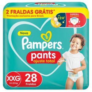 Fralda Pampers Pants Ajuste Total Mega XXG
