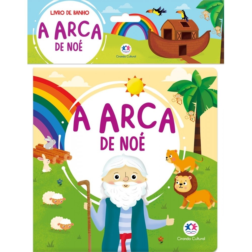 Livro Banho Arca de No? - 0-3 Anos 1 Livro Banho A arca de Noé