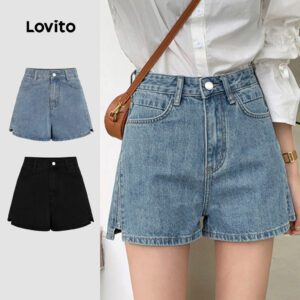 Short Jeans Feminino Lisa com Bolso