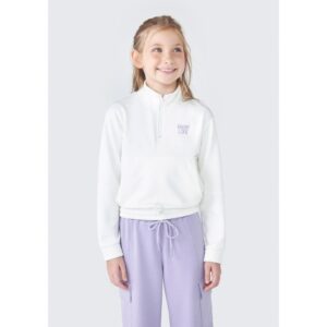 Blusão Infantil Menina Hering Kids Gola Alta