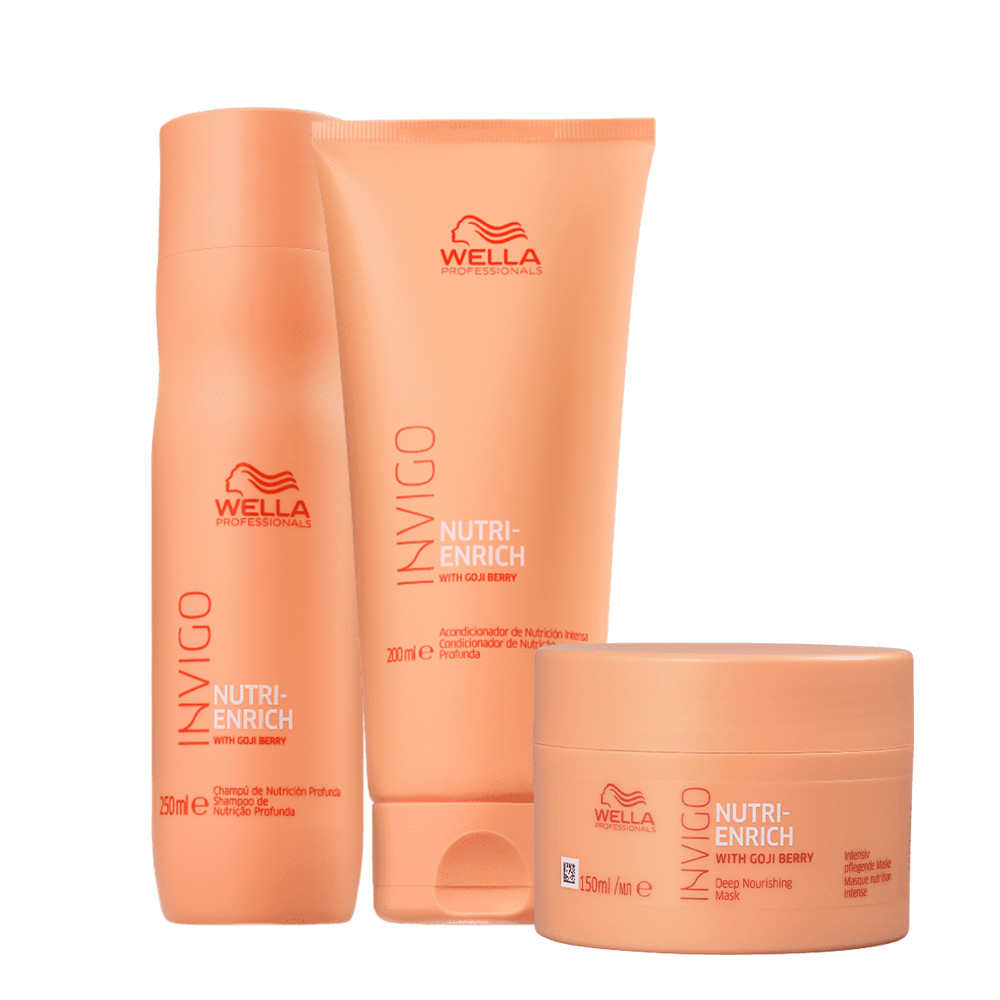Kit Wella Invigo Nutri-Enrich - 3 Produtos 1 Kit Wella Professionals Invigo Nutri-Enrich Home Care (3 Produtos)