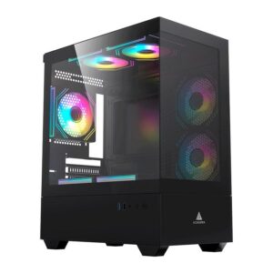 Gabinete Gamer Mid-Tower Acegeek Elysium Vidro
