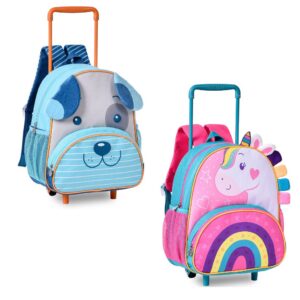 Mochila Rodinha Infantil Pets/Unicornio Clio Style