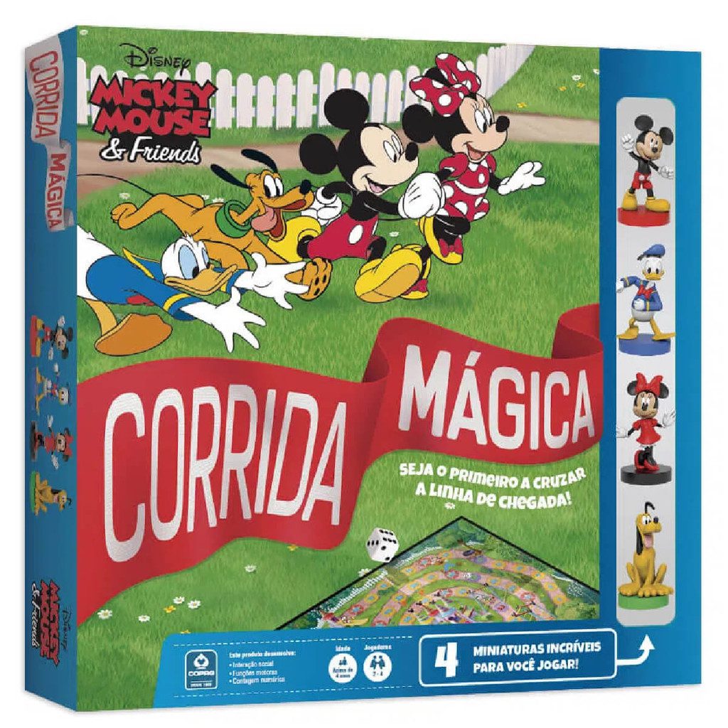 Jogo de Tabuleiro Corrida M?gica Mickey & 1 Jogo de Tabuleiro Corrida Mágica Mickey & Friends
