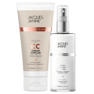 Kit Jacques Janine Finalizadores CC Cream Capilar 200ml Sérum Advanced Night Repair 118ml