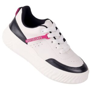 Tênis Infantil Feminino Worldcolors Fun Branco