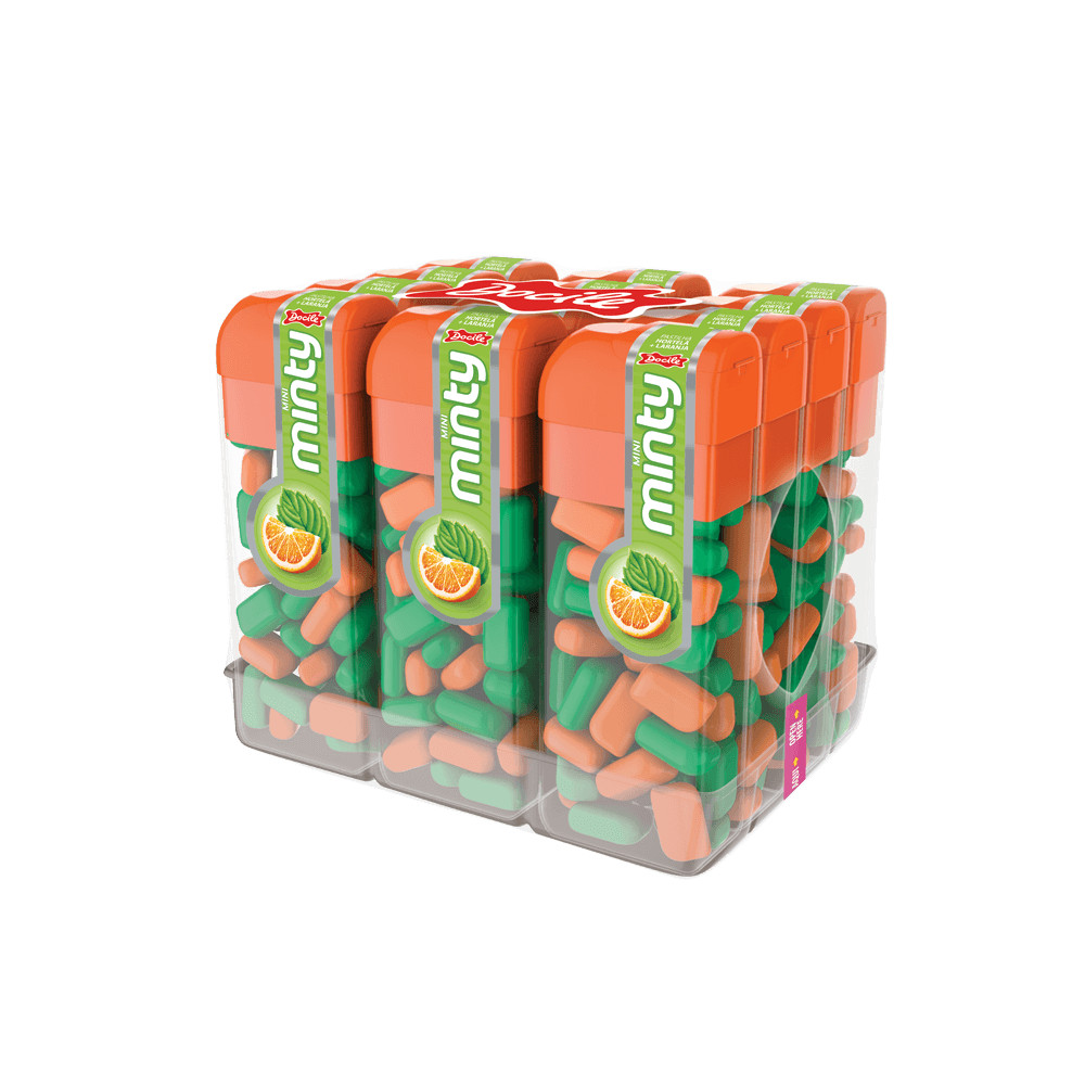 Pastilha Mini Hortel? e Laranja Docile - 12 potes 1 Pastilha Mini Hortelã e Laranja Docile - 12 potes
